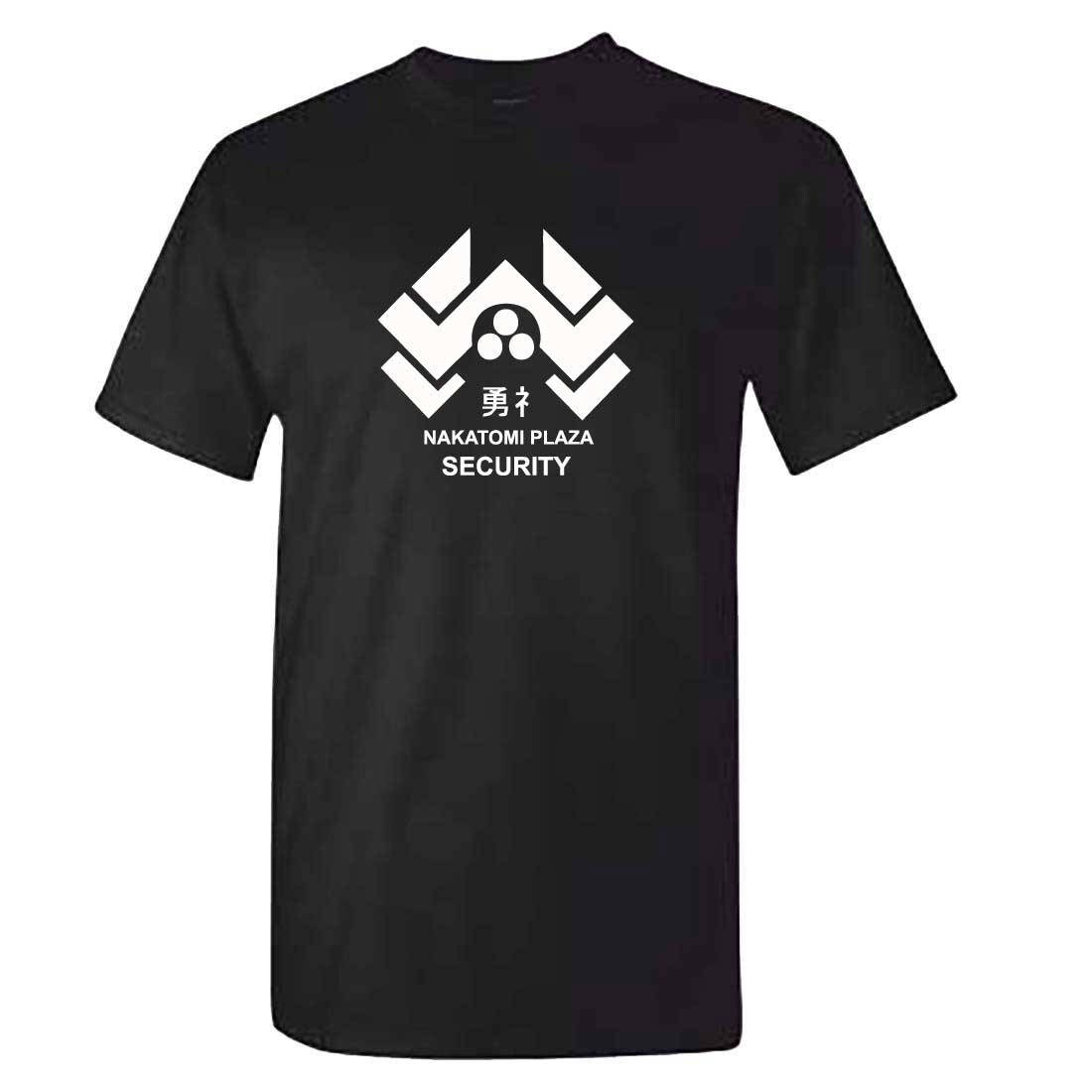 Image of Nakatomi Plaza Security - Mens Black Die Hard Tshirt