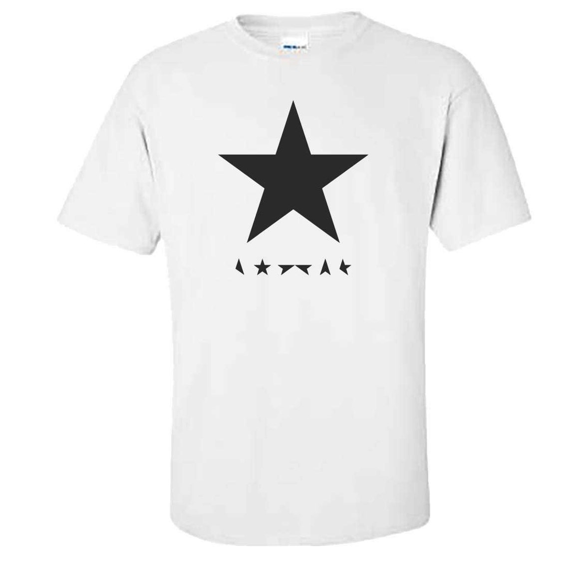 BLACKSTAR Tshirt Mens David Bowie Black Star T Shirt | Etsy
