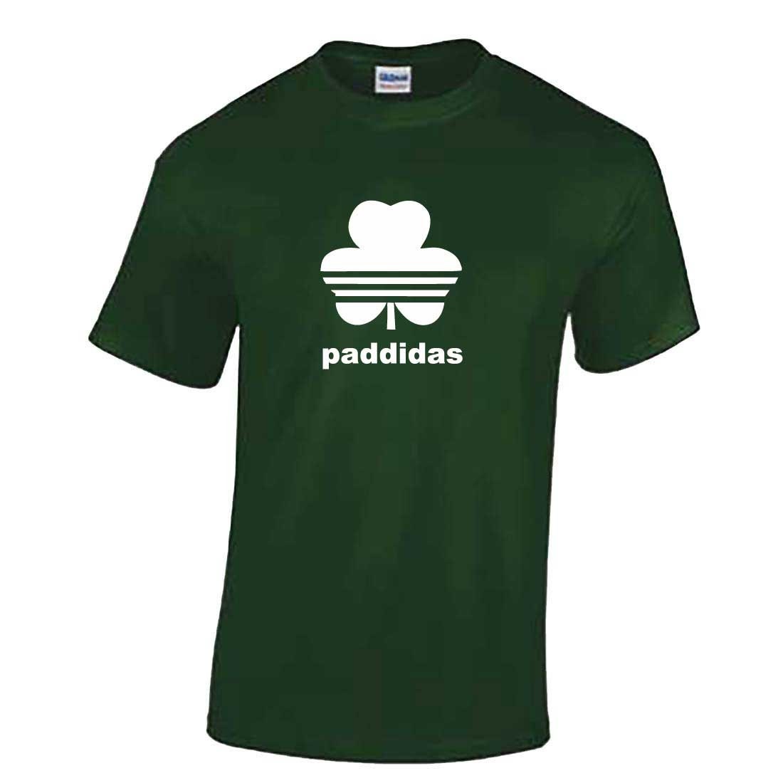 Image of Paddidas T Shirt - Irish St Patrick Day Tshirt Paddy