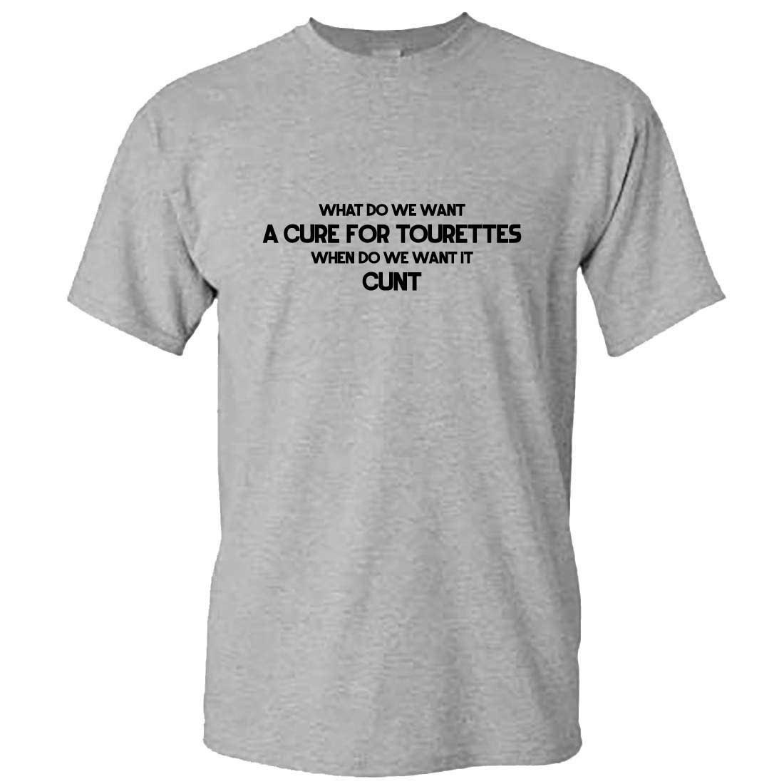Funny Cure For TOURETTES Tshirt Adult Joke Shirt Etsy