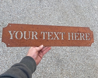 Custom Sign | Personalized Metal Sign | Custom Metal Sign | Custom Saying | Personalized Gift | Rustic Sign