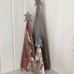 Rustic Barn Wood Christmas Trees - Etsy