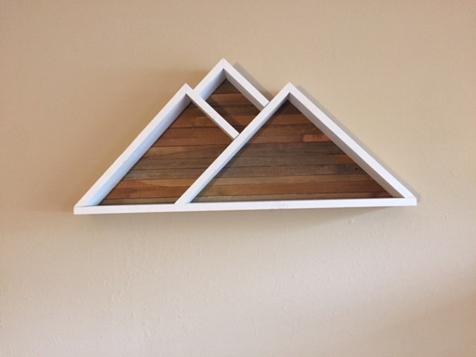 Mountain Shelf Rustic Mountain Shelf Mountain Range Shelf Etsy