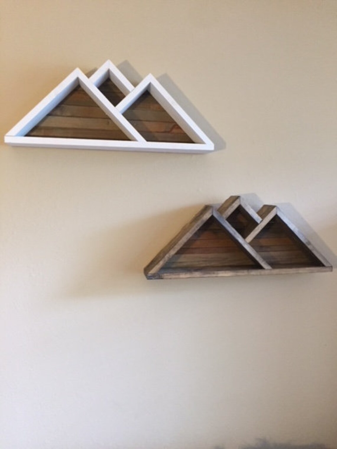 Mountain Shelf Rustic Mountain Shelf Mountain Range Shelf Etsy