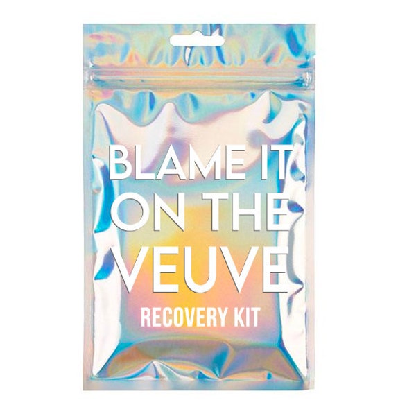 Hangover Kit- Hangover Recovery Kit- Bachelorette- Blame it on the Veuve - Girls Night- Hydration Kit