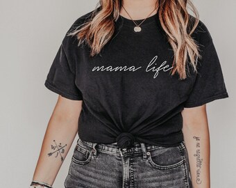 Mama Life Graphic Tee - Unisex Cotton Shirt