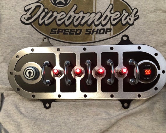 Bomber Style Flush Mount Switch Panel With Igntion Switch - Etsy
