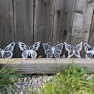 Butterfly metal wall Art outside garden gift