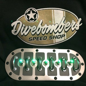 Custom Switch Panel 5 LED switch Bomber style