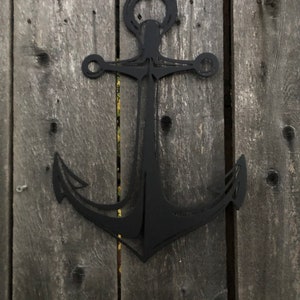 Anchor metal wall art