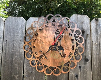 Hummingbird indoor Outdoor thermometer mothers day