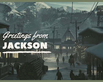 The Last of Us Part II - Greetings from Jackson Postcard