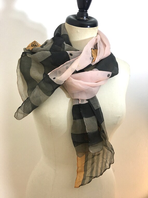 Original 70s Celia Birtwell for Quorum long chiffo