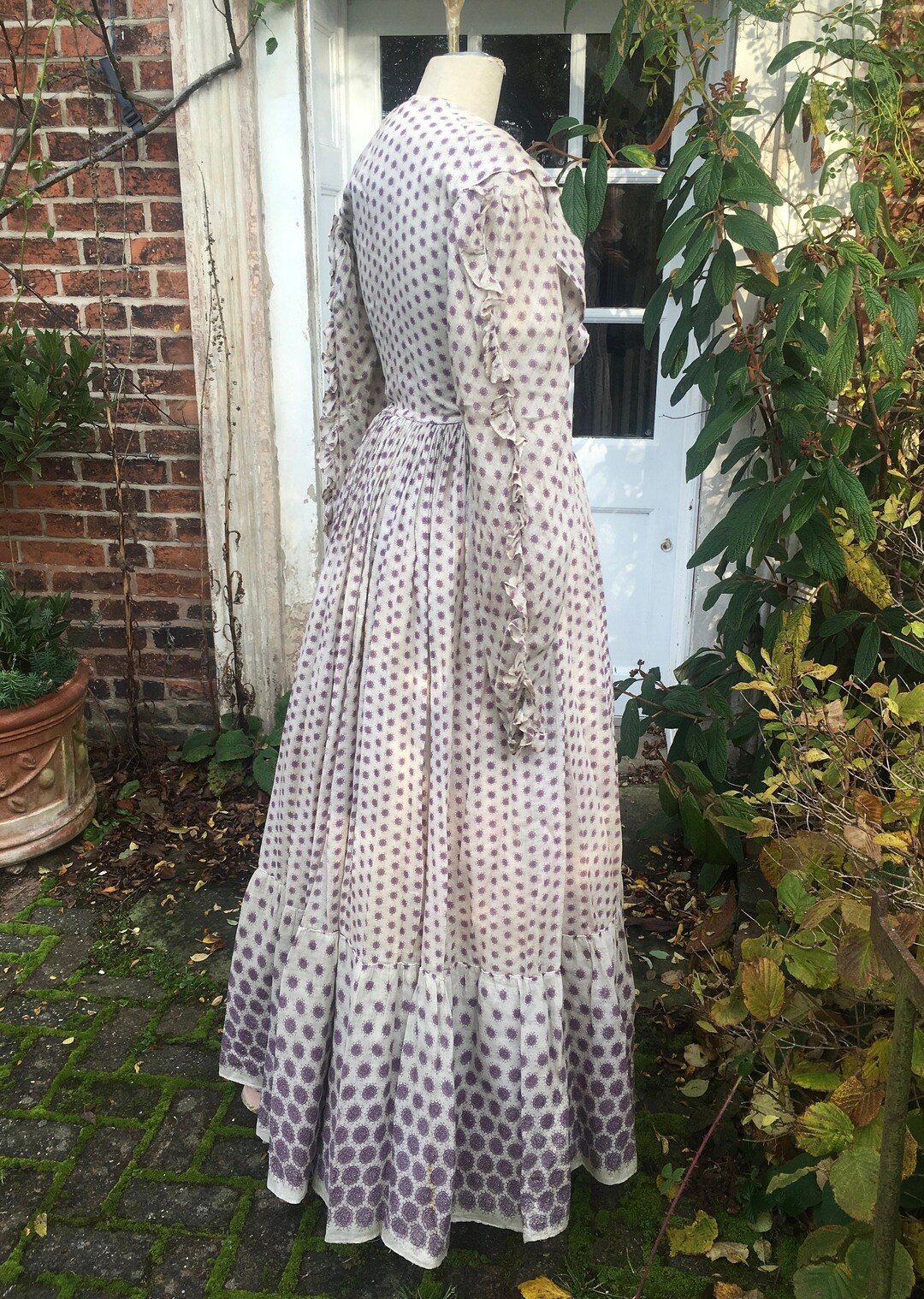 Vintage Muslin Skirt Set -Salmon main image 1