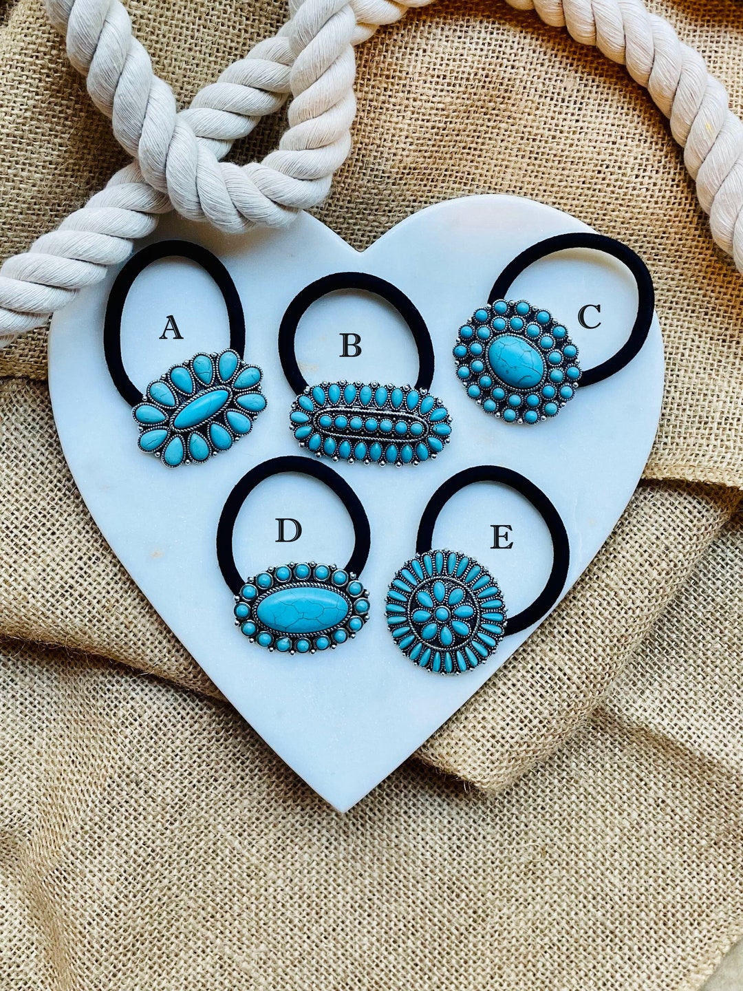 turquoise zip ties