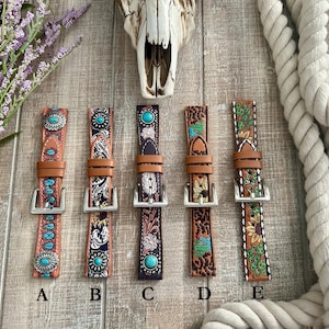 Western Theme Samsung Galaxy Watchband Lug size 20~22mm, Fits most Galaxy series