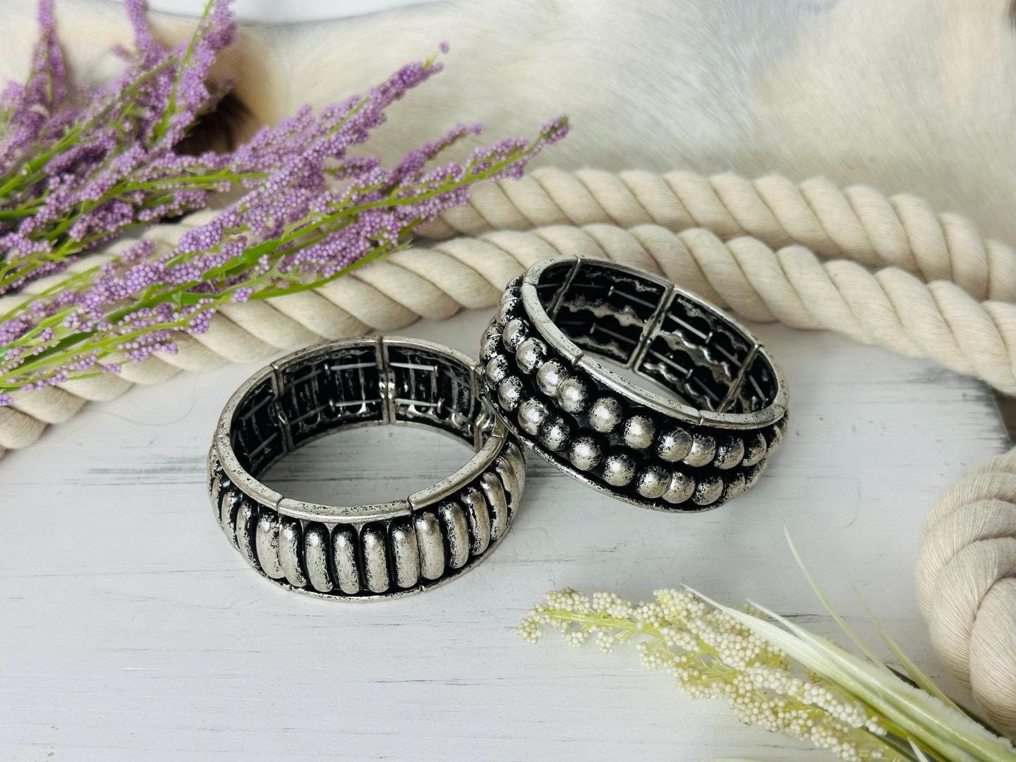 Western Metal Bubble Stretch Bracelet Ireland