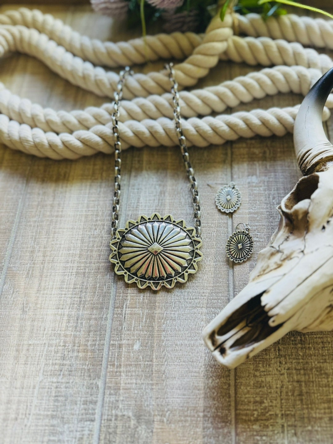 Sterling Silver Concho Choker
