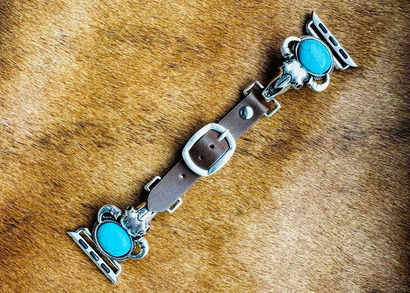 Skull Apple Watch Band Leather - Etsy display picture 3