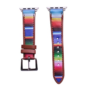 44mm/42mm Compatible for Apple Watch Series 5, Series 4 Large Version Delicate Western Pattern Print Watch Band No. 22M9