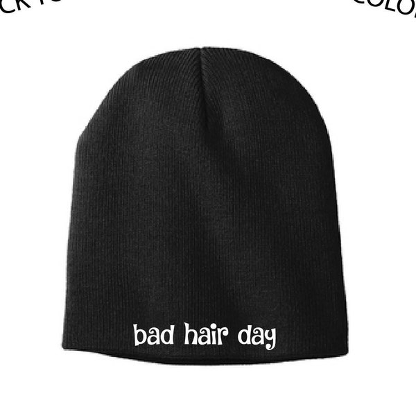 Bad Hair Day Beanie Etsy
