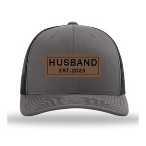 HUSBAND HAT, Husband Gift, Husband ESTABLISHED 2023, New Husband Hat, Husband Birthday Gifts, New Husband Gifts, Husband Hat, CapDaddy