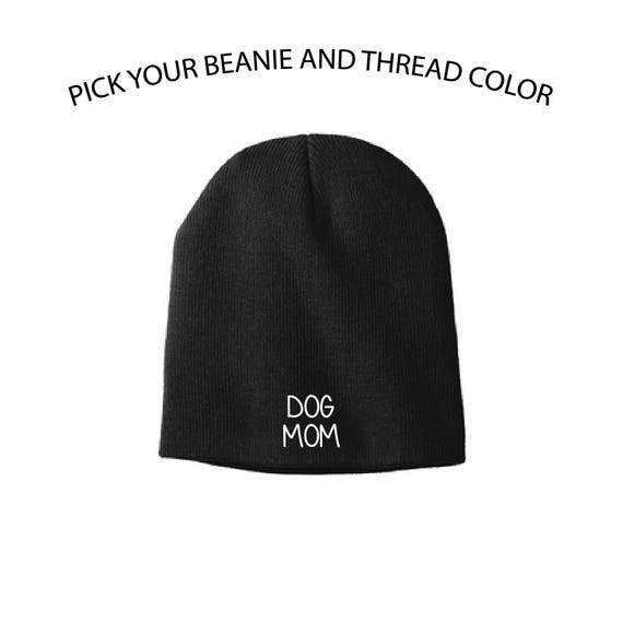 dog mom beanie
