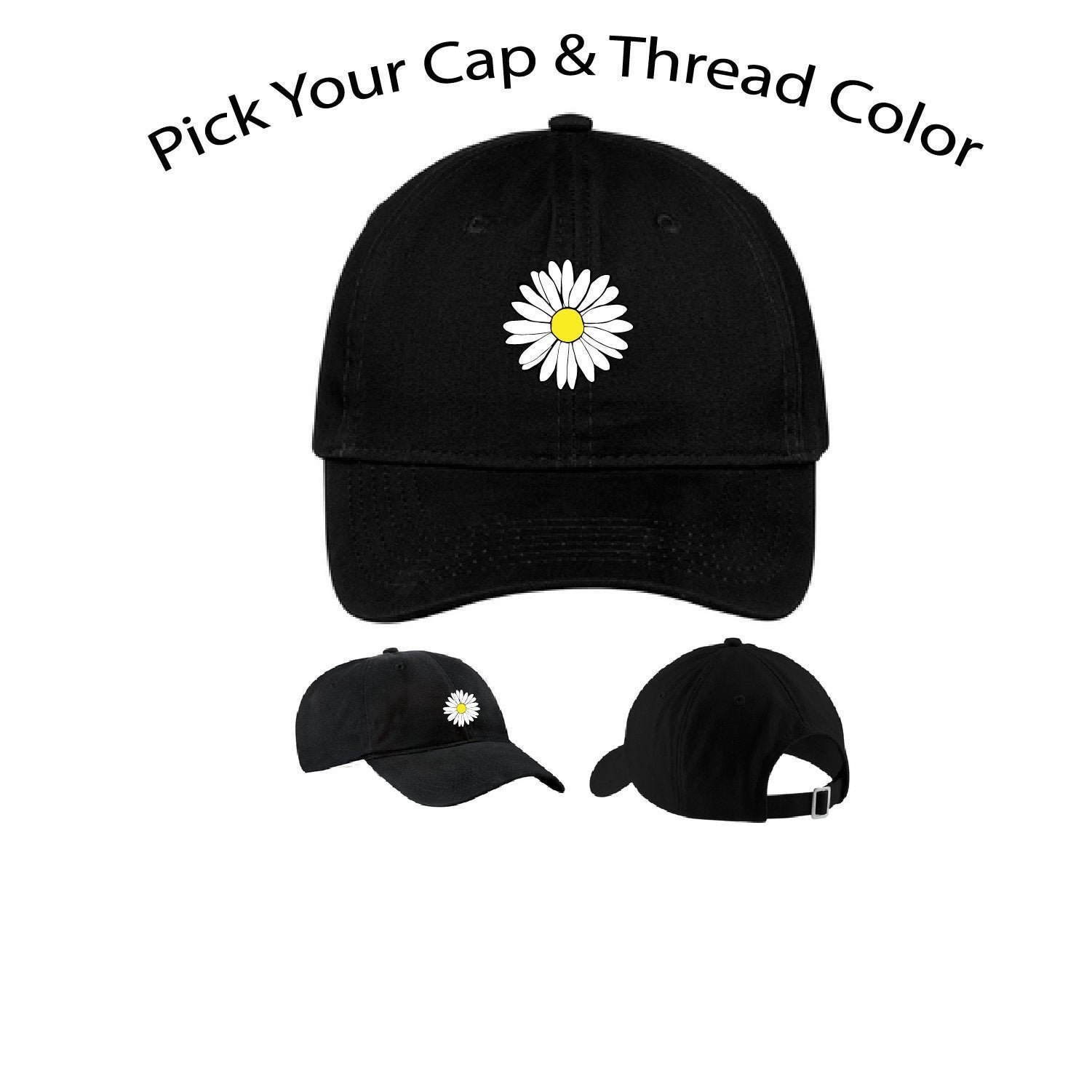 Daisy Hat, Daisy Cap, Daisy Flowerr Hat, Daisy Flower Cap