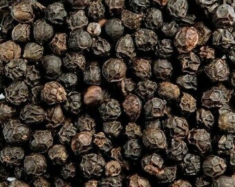 Dried Whole Black Peppercorns Piper Nigrum