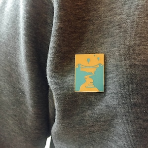 Bristol Pin Abzeichen, Emaille Pin Abzeichen, Souvenir von Bristol, Hängebrücke Pin Abzeichen, Bristol Geschenke für ihn, für sie, Heißluftballon Abzeichen