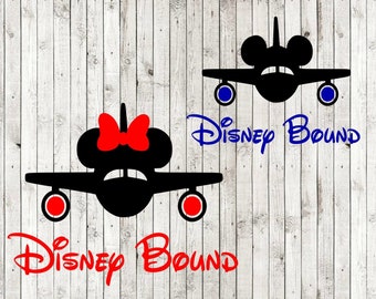 Vacation Bound svg bundle, vacation svg, family trip svg, mickey mouse plane svg, clipart, cut files for cricut silhouette