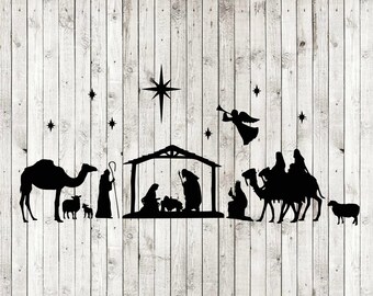 Download Nativity Svg Etsy