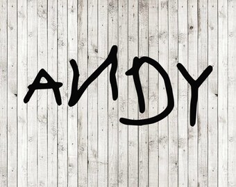 Andy Toy Story Font | Etsy