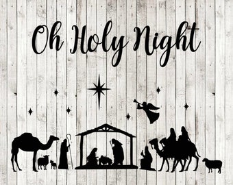 Download Nativity Svg Etsy