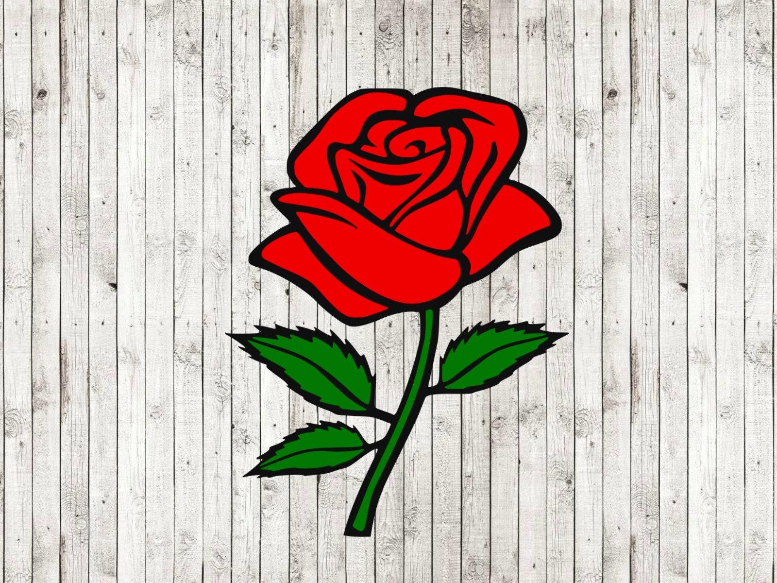 Rose svg cut file rose clipart flower svg flower clipart | Etsy