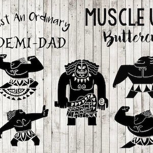 Moana svg bundle, Maui svg bundle, maui clipart, cutting files for cricut silhouette, png, eps, svg