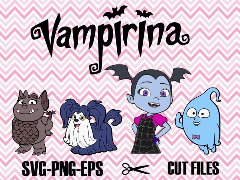 Vampirina svg cutting file Vampirina clipart INSTANT | Etsy