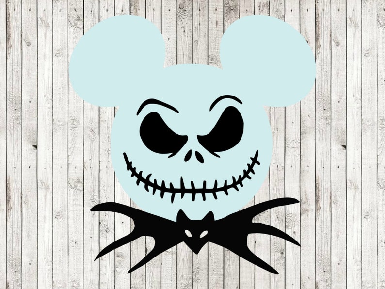 Jack Skellington Mickey mouse svg, The nightmare before christmas svg, cutt...