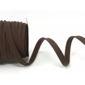 10mm wide chocolate brown flanged piping trim, piping cord
