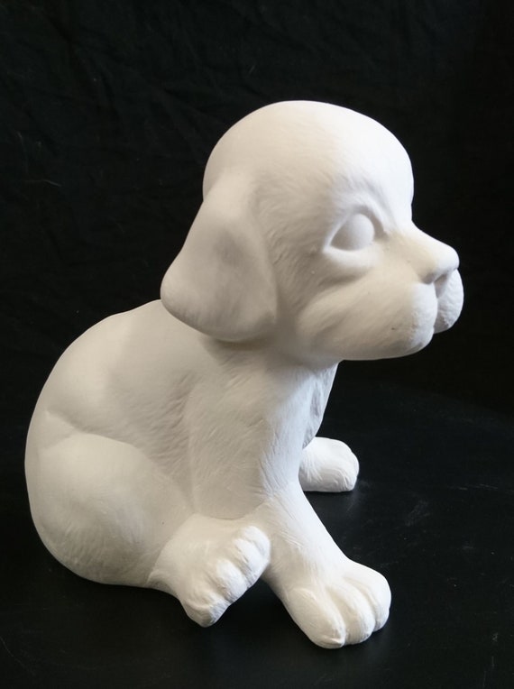 Ceramic Bisque Ready to Paint Puppy Dog 