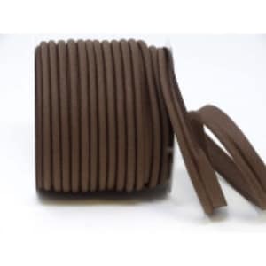18mm wide chocolate brown flanged piping trim, piping cord