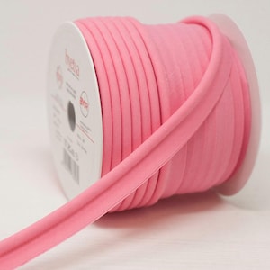 18mm wide rose pink flanged piping trim, piping cord