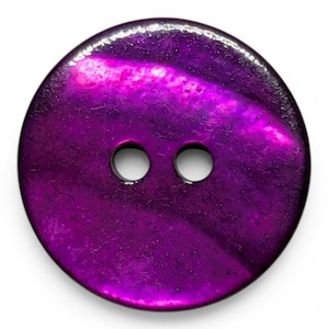 20mm, 15mm or 11mm purple mother of pearl buttons - choice of pack size