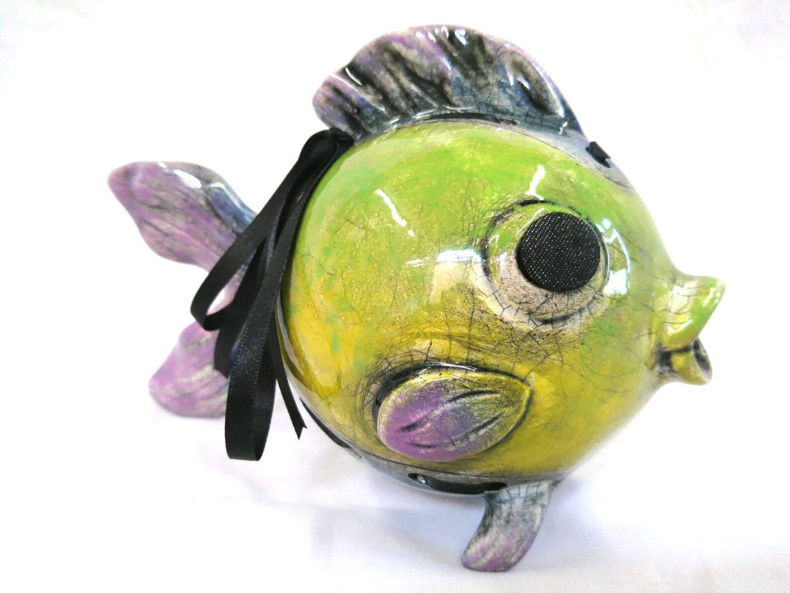 Colourful Ceramic Fish Ornament Etsy