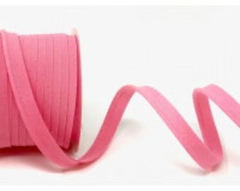 10mm Wide Rose Pink Flanged Piping Trim, Piping Cord