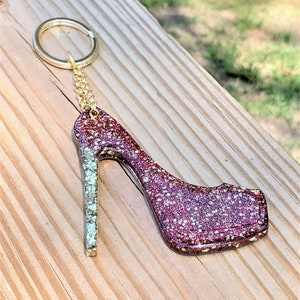 Red Heels Keyring Etsy