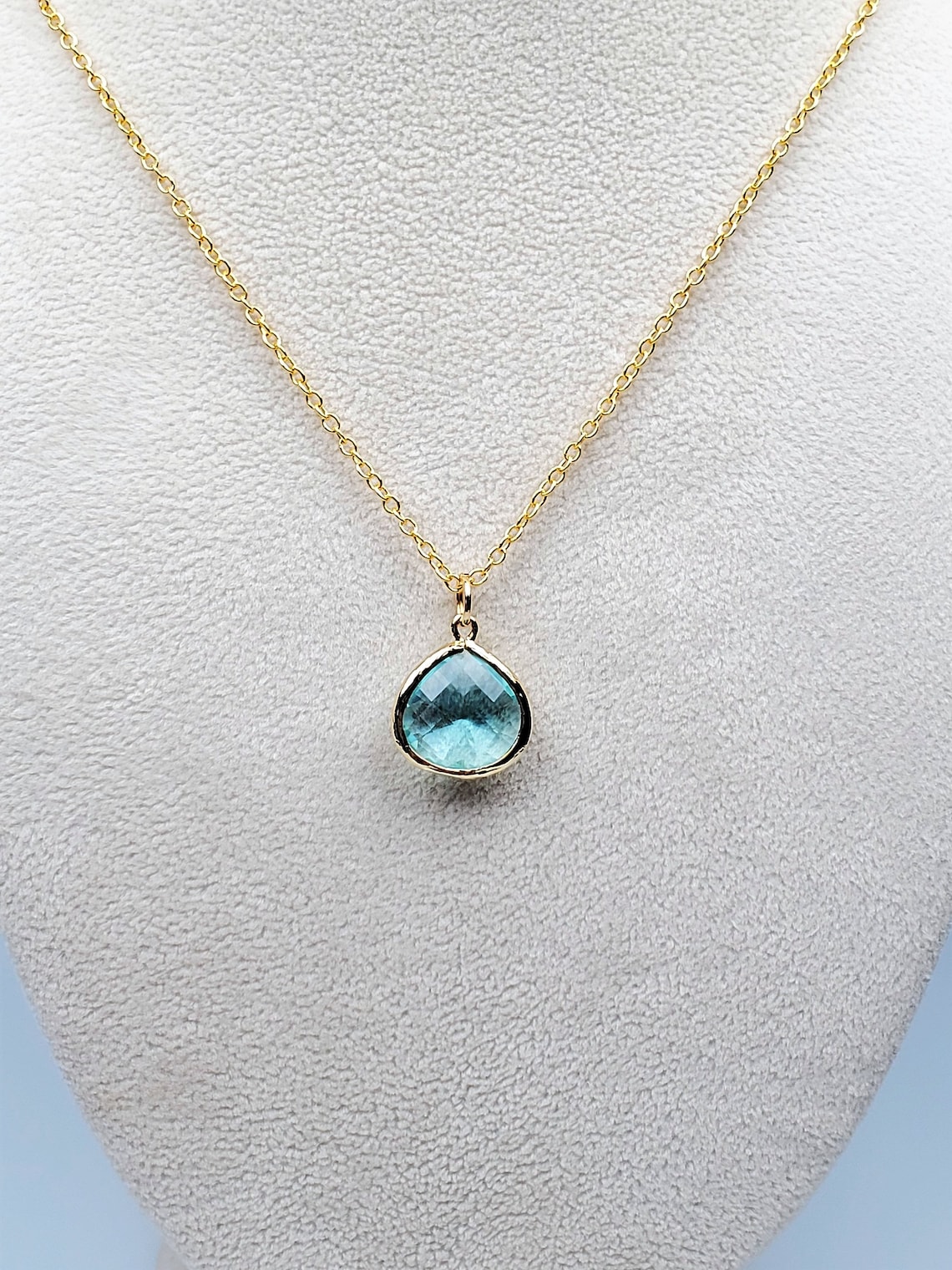 March birthstone necklace Clearance