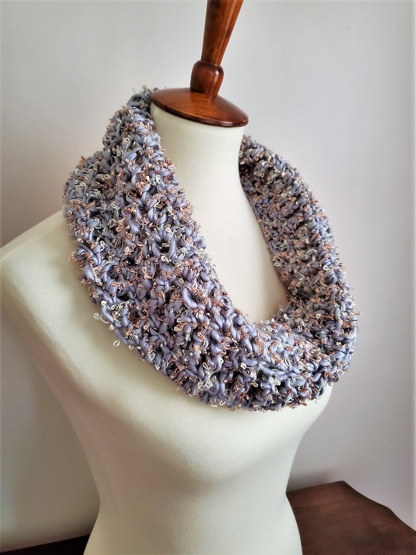 SCARF SALE Platinum Infinity Scarf Neck Warmer For Women Etsy