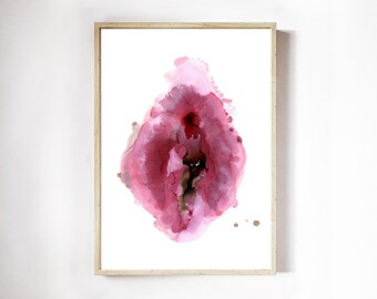 Baby Girl Puffy Pussy - Vagina art | Etsy