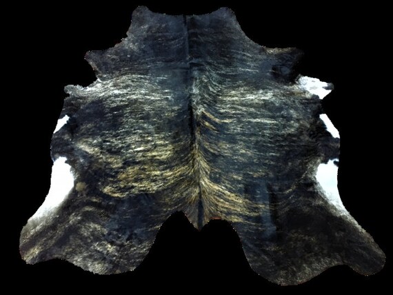 Exotic Brindle Cowhide Rug 38 Sqft H5773 Etsy
